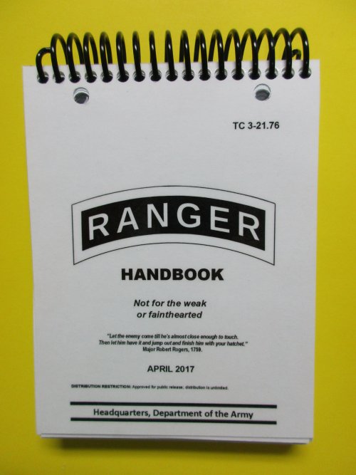 Ranger Handbook - TC 3-21.76 - 2017 - mini size - water resist